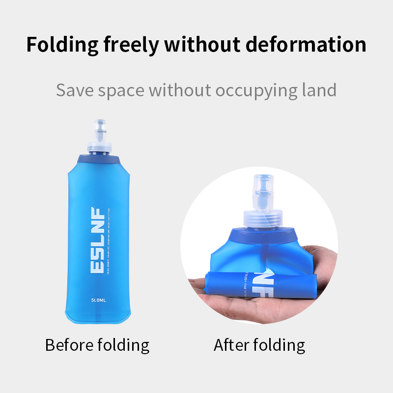 500ml Collapsible Water Bottle - Hydration Pack Outdoor 评论和价格