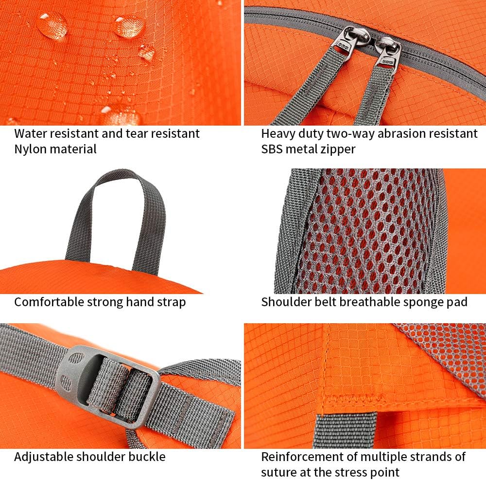 FENGDONG 35L Lightweight Folda - Foldable Backpack Small 评论和价格